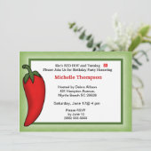 80e verjaardag Uitnodigingen (Staand voorkant)