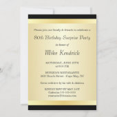 80e verjaardag Uitnodigingen van de Partij van de (Achterkant)