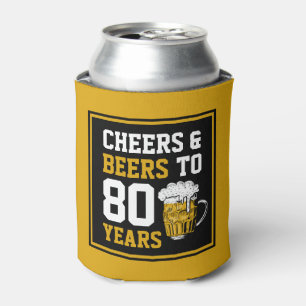 80e verjaardag van de Cheers & Beers tot 80 jaar Blikjeskoeler