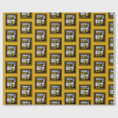 80e verjaardag van de Cheers & Beers tot 80 jaar Cadeaupapier (Vlak)