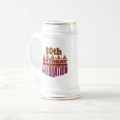 80e verjaardag van de feestdag bierpul (Voorkant links)