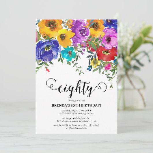 80e verjaardag van de flora en fauna kaart (Staand voorkant)