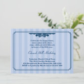 80e verjaardag van de legante uitnodiging (Staand voorkant)