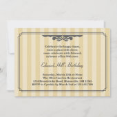 80e verjaardag van de legante uitnodiging (Voorkant)