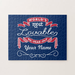 80e verjaardag van de meest leefbare 80-jarige 80- legpuzzel