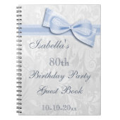 80e verjaardag van de partij Damask en Bow Notitieboek (Voorkant)