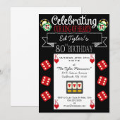 80e verjaardag van de uitnodiging van de koning va (Voorkant / Achterkant)