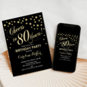 80e verjaardag van de uitnodiging van de partij - 