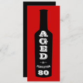 80e verjaardag van de Uitnodiging van de Partij va (Voorkant / Achterkant)