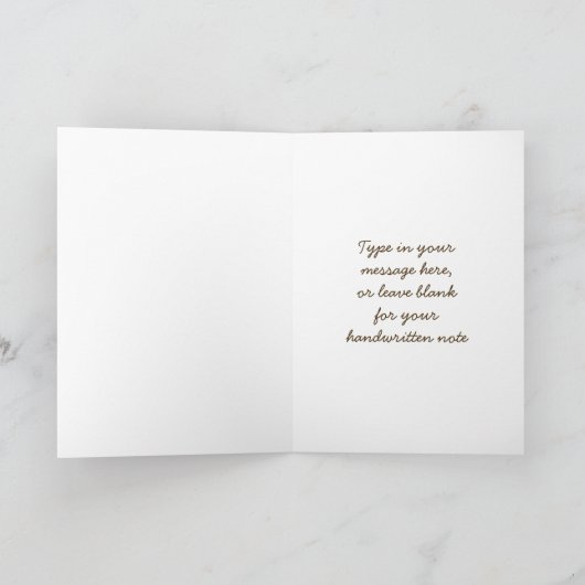 80e verjaardag van de viering van de aarde Best Fa Kaart (Binnen)