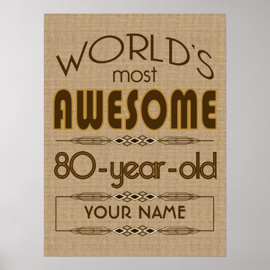 80e verjaardag van de viering van de aarde Best Fa Poster (Voorkant)