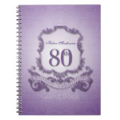 80e verjaardag van de viering van de Eigen Geframe Notitieboek (Voorkant)