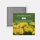 80e verjaardag van de viering van de Mijlpaal Gele Magneet (Voorkant / Achterkant)