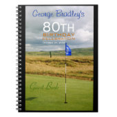 80e verjaardag van de viering van het Golfgastboek Notitieboek (Voorkant)