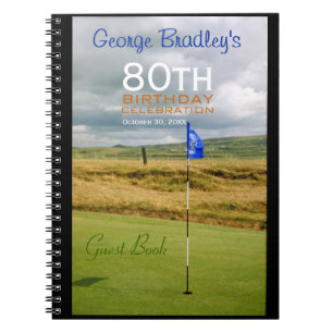 80e verjaardag van de viering van het Golfgastboek Notitieboek
