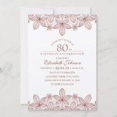 80e verjaardag van het roestvrijdagblad Rustic Lac Kaart (Voorkant)