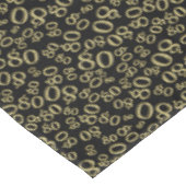 80e verjaardag van het thema van de feestdag, zwar tafelkleed (Gekanteld)