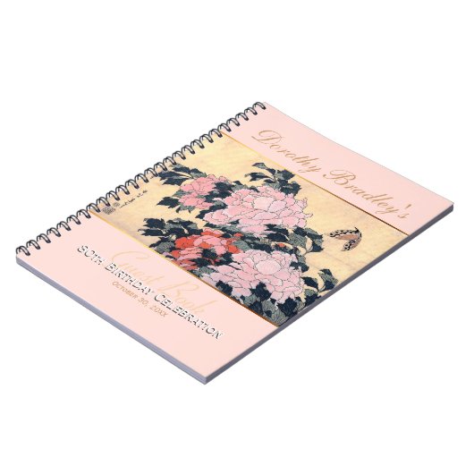 80e verjaardag vlindervolkenest notitieboek (Linkerzijde)