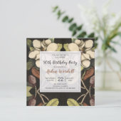 80e verjaardag Witte Magnolias verrassingspartij Kaart (Staand voorkant)