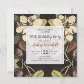 80e verjaardag Witte Magnolias verrassingspartij Kaart (Voorkant)