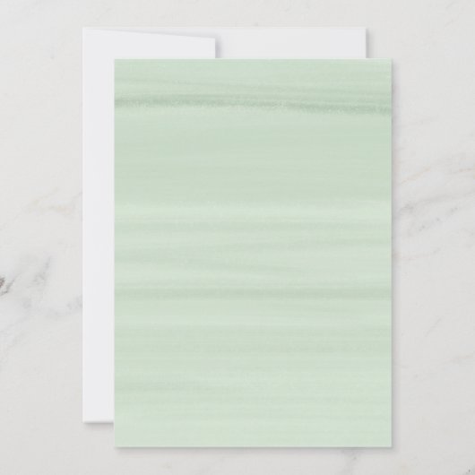 80e verjaardag witte rozen bloemenscript party kaart (Achterkant)