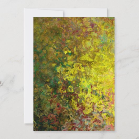 80e verjaardag, zwart en goud kaart (Achterkant)