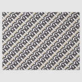 80e verjaardag zwart goud tissuepapier (Voorkant)