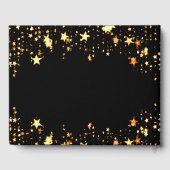 80e verjaardag zwart gouden sterren gastenboek (Achterkant)