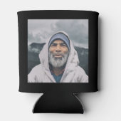 80e verjaardag zwarte gouden Legendaire foto Blikjeskoeler (Achterkant)