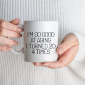 80e verjaardagsfeestje Gift 80 jaar oud Gepersonal Mok