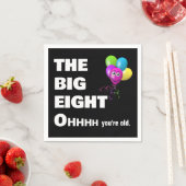 80e verjaardagsfeestje krijgt oude Humor Servet (Insitu)