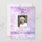 80e Verrassing Verjaardagsfeest Magnetische Uitnod Magnetische Uitnodiging (Voorkant)