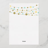 80e verrassing verjaardagsfeestje uitnodiging eleg (Achterkant)