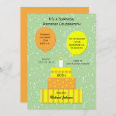 80e verrassing verjaardagsfeestuitnodiging kaart (Voorkant / Achterkant)