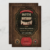 80e  vogelbord en hout kaart (Voorkant / Achterkant)