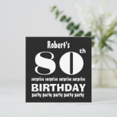 80e ZUIVERE DATUM Zwarte Wit W127 Kaart (Staand voorkant)