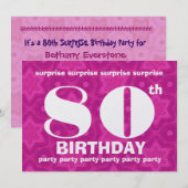 80e ZUIVERING Grote Vet en Geometrisch Kaart (Voorkant / Achterkant)