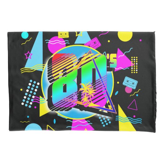 80'ER JAREN RETRO VINTAGE OLD SCHOOL STIJL KUSSENSLOOP (Voorkant)