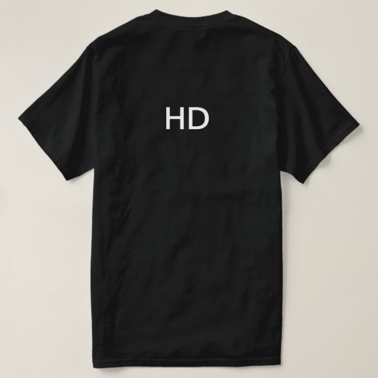 80HD T-SHIRT (Design achterkant)