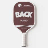 80ies Pickleball Paddle (Achterkant)