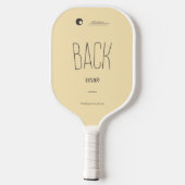 80ies Pickleball Paddle (Achterkant)
