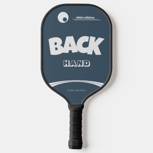 80ies Pickleball Paddle (Achterkant)