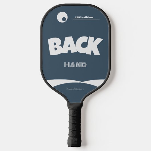 80ies Pickleball Paddle (Achterkant)