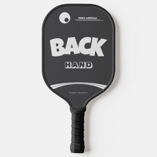 80ies Pickleball Paddle (Achterkant)