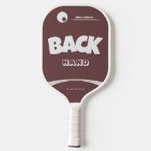 80ies Pickleball Paddle (Achterkant)