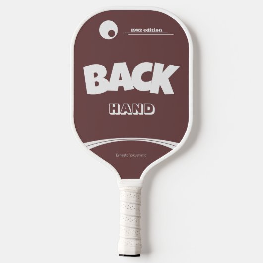 80ies Pickleball Paddle (Achterkant)