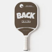 80ies Pickleball Paddle (Achterkant)