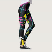 80's 1980's Retro  Grunge Mode Design Leggings (Rechts)