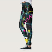 80's 1980's Retro  Grunge Mode Design Leggings (Links)