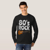 80s 1980s ROCK BLACK T-SHIRTS T - SHIRTS (Voorkant volledig)